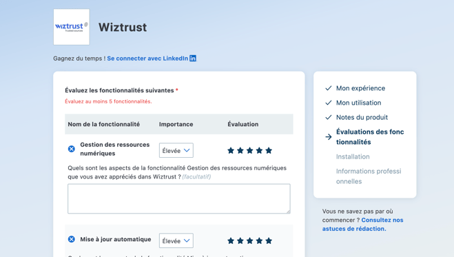 étape 7 capterra avis