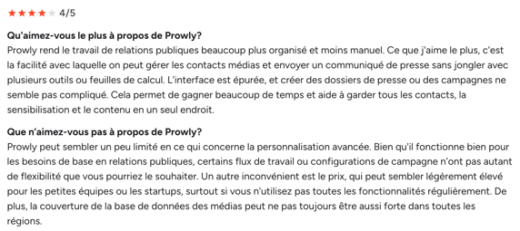 Prowly Avis G2