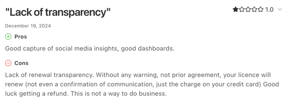 Prowly Capterra review