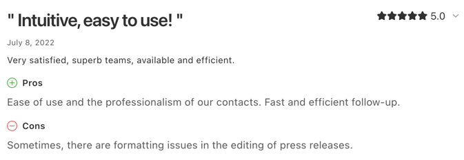 Wiztrust Capterra review