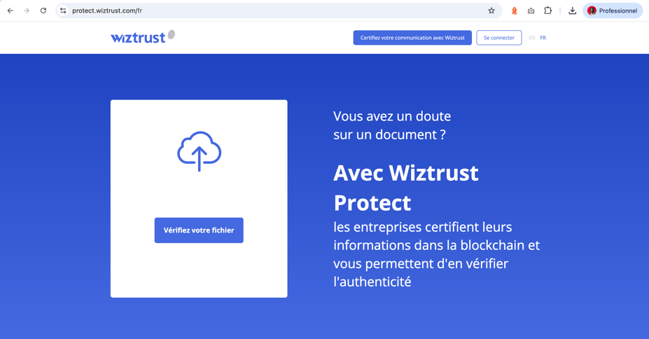 Wiztrust Protect Vérifier 1