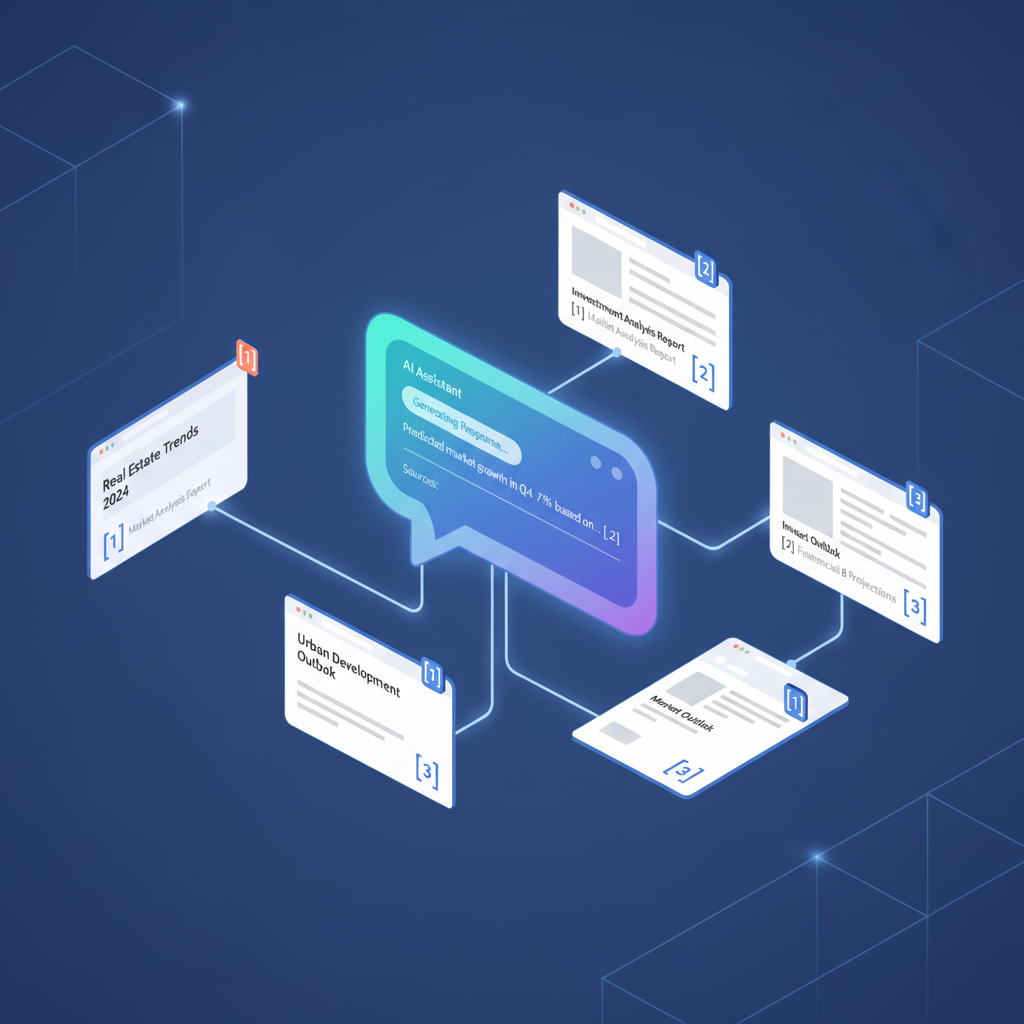Les sources préférées de l'IA pour le secteur immobilier français