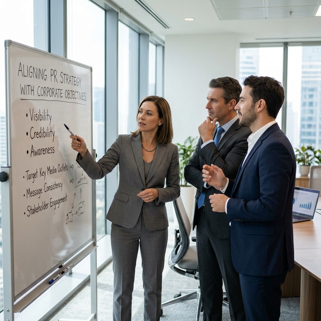 align your PR strategy with corporate objectives in 2026